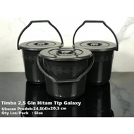 2.5 Gallon Black Bucket + Ttp Galaxy pjj