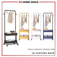 Movable Cloth Hanging Rack / Clothes Rack with Wheels