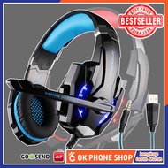 Kotion Each G9000 Gaming Headset With Led Light Gamer 3.5mm Jack For Phone