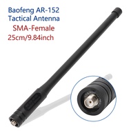 【ราคาต่ำในสต็อก】 Abbree AR-152ยุทธวิธี Dual Band เสาอากาศ Uhf/vhf Dual Band สำหรับ Cignus K Enwood ก