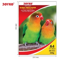 JOYKO A4 Photo Paper 230g Thick Gsm Gram Coral Glossy Photo Paper 230GSM