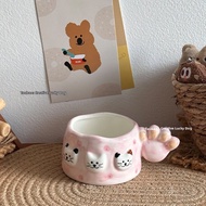 Cute 3D Cat Paw Ceramic Mug