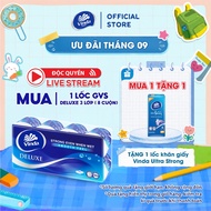 [LIVESTREAM EXCLUSIVE -1 LOT] Vinda Deluxe, Prestige 4D 3-layer premium toilet paper (8 Rolls) Vinda