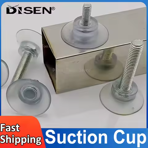 1/2/5/10Pcs M6/M8 Transparent Screw Suction Cup Screw Glass Coffee Table Anti Slip Adjustable Foot P
