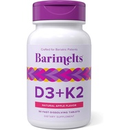 BariMelts Vitamin D3 K2-90 Quick Dissolving Tablets (3 Months Dosage) -Female Weight Loss Vitamins, 