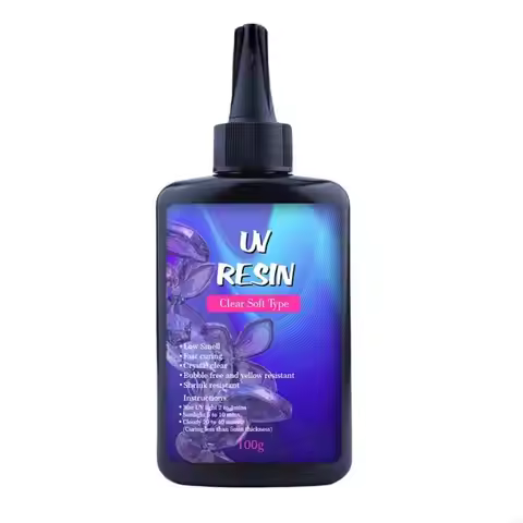 N5KE UV Dropping Resin Solar Cures Sunlight Activated Adhesive Soft Transparent