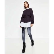 Zara 絨質緊身褲 Velvet Leggings