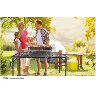 “Local stock" Portable Grill Table for Camping Lightweight Aluminum Metal Grill Stand Table for Outside Cooking Outdoor