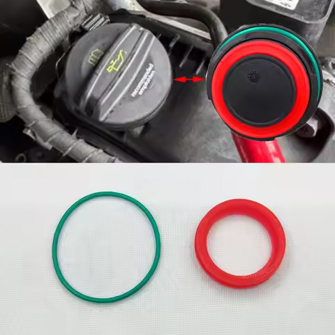 1 Set Oil Filler Cap Rubber Sealing Gasket Ea888 3rd For Vw Passat B8 Golf 7 Mk7 Touran For Audi A8 