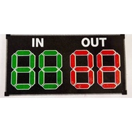 4-Digit Athlete Change Plate
