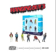 American Diorama 1/64 Hanging Out 3 Figure Set