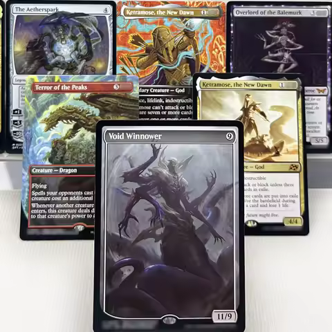 J25 FDN INR DSK DFT HOLO11-ā
01 Tcg proxy magic cards Void Winnower Terror of the Peaks The Aetherspa