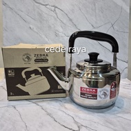 Kettle zebra sound cooking kettle stainless sus304 century plus 3 ltr