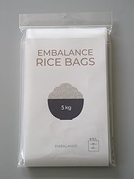 Wilmax Enbalance T12212 Rice Bag, 11.0 lbs (5 kg), 8 Pieces, Made in Japan, Transparent, 1.0 x 19.7 