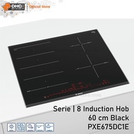 Bosch Serie  8 Induction Cooker Hob 60 cm Black PXE675DC1E