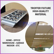 ❧ ❤ ☾ T8 Louver Housing High Quality with or without LED Tube Light / Recessed & Mounted