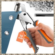 Grommet Plier Kit 10mm-Handheld Eyelet Punch Tool Set for Leather Canvas Tarp Ring Projects in DIY C