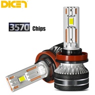 DICN 1คู่ Led อัตโนมัติไฟหน้าหลอดไฟ140W 4300K 6000K H4 H7 Led Canbus 30000LM H8 H11 9005 HB3 9006 HB