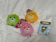 全新正版日本Care Bears吊飾掛飾公仔