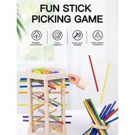 2025 Children's Educational Parent-Child Interactive Game Stick Wooden Stick Wooden Lottery Lottery 