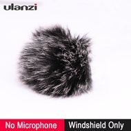 Ulanzi Outdoor Furry Microphone Muff Windshield for Boya BY-M1 BY-WM4 BY-WM8/Rode SmartLav+/Aputure Lavalier Microphone Shield