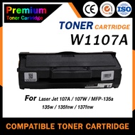 HOME Toner หมึกเทียบเท่า W1107A (แพ็ค 1-2-5-10 ตลับ)1107/W1107/1107A/HP107A สำหรับ HP LaserJet 107A/