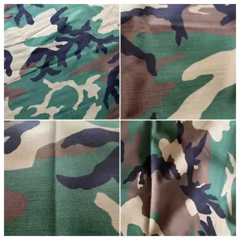 Nylon Cotton US Army Anti-infrared M81 Jungle Woodland Camouflage Fabric Rip Stop IRR Cloth Tactical