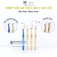 Volume 12mm Nano Rough Eyelash Extension Tweezers – Square/Gourd Nose – 3D-20D False Eyelash Tweezer