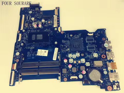 Four sourare For HP NOTEBOOK 15-AY Laptop motherboard I5-6200U CPU 854937-601 BDL50 LA-D704P Mainboa