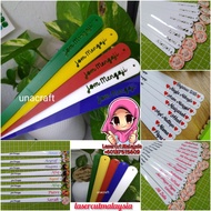 Penunjuk Mengaji Al Quran Acrylic custom / penanda Iqra by lasercutmalaysia