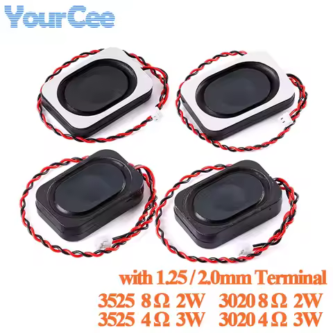 2pcs/1pc 3525 3020 4 ohm 3w 8 ohm 2W Speaker 3525 2030 Cavity 4Ω 8Ω 3W Bluetooth-compatible Audio Sp