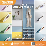 [miniHouse] 60x500cm Matte Kitchen Wallpaper, Wallpaper Cabinet / Sticker Dapur Waterproof