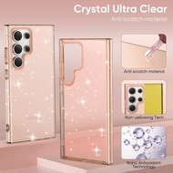 Crystal Ultra COVER Case TPU FULL COVER Case For Samsung Galaxy S22Ultra S23 S23Plus S23Ultra S24 S2