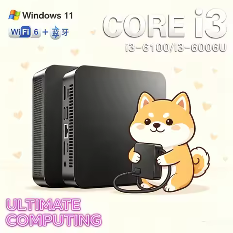 Laptop Luxuriant Core I3 6100/i3-6006U MINI PC Windows 11 Pro Agile Pocket Engine 32GB RAM 1TB 2TB S
