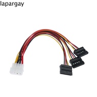 LAPARGAY SATA Power Cable Converter High Quality PSU Cable Power Lead Connector Wire Power Splitter 