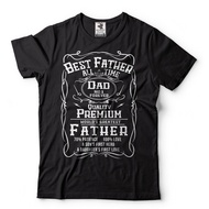 Father'S Day T-Shirt Best Dad Ever Mens Dad Fathers Day Birthday Father Tshirt