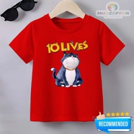 CHILDREN'S T-SHIRTS 10 LIVES CHILDREN'S T-SHIRTS 10 LIVES