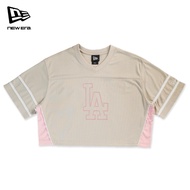 New Era Women Los Angeles Dodgers Jelly Vintage Stone Cropped American Football Jersey