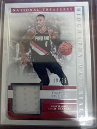 Damian Lillard National treasures /99實戰球衣厚卡