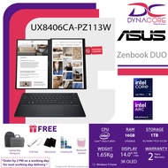ASUS Zenbook Duo UX8406CA-PZ113W (U9 285H/16GB/1TB/14"3K OLED-TOUCH/W11) 2YEARS WARRANTY