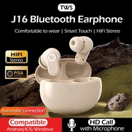 J16 TWS Bluetooth Earphone with Mic Touch Stereo Earbuds Wireless Earphone Handset Bluetooth Headset