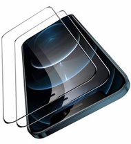 兩張 iPhone 12 mini 5.4” 全屏鋼化防爆玻璃保護貼 Full Cover Tempered Glass Screen Protector 包平郵