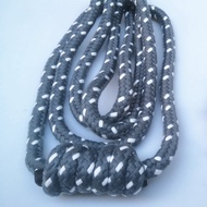 Iyengar Yoga Wall Rope Professional Auxiliary Rope Inverted Lanyard Hook Cotton Aerial Yoga Hammock 