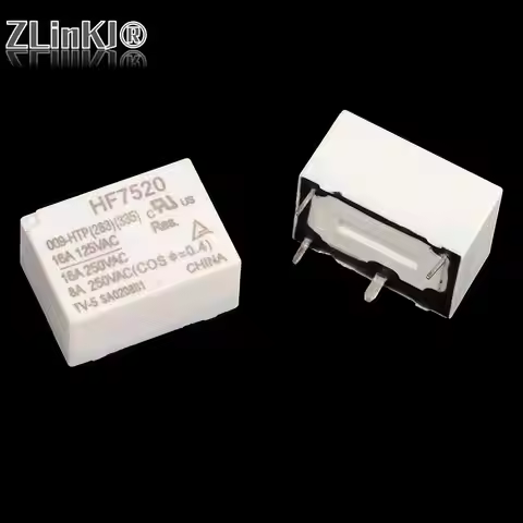 1Pcs HF7520 009-HTP 10A 16A 4pin Relay 4 Pin Constant Temperature Electric Heating Kettle Relay Repl