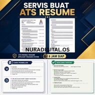 Servis CV/Resume Professional [2 Jam Siap Weekday 6pm Onwards Only, Weekend All Day]