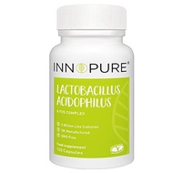 INNOPURE Lactobacillus Acidophilus & Prebiotic 120 Capsules (1 Capsule Daily) 5 Billion CFU + FOS & 