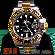 ROLEX 勞力士GMT-Master II 格林威治型116713LN 半金款 綠針 腕錶 名錶 手錶