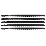 5-Pack T744D 180mm Jigsaw Blades for Wood Cutting – Precision Curved & Straight Cuts for Wood Plywoo
