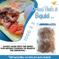 Dried Fish Sapsap Boneless 500g / 1kg Dried Sapsap / Gourmet Dried Fish / Sun-Dried / Crispy Sapsap