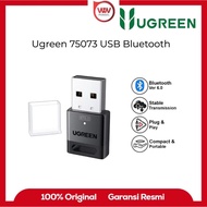 Ugreen 75073 USB Bluetooth 6.0 Adapter Transmitter Receiver Dongle for Laptop PC Keyboard Mouse Blue